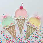 Ice Cream Shaker Metal Cutting Die, 9.2 cm x 15.3 cm (1 piece) - Craft World