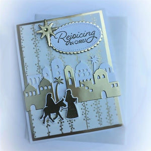 Journey To Bethlehem Metal Cutting Die, 17 cm x 10.1 cm/6.69 in x 3.97 in - Craft World