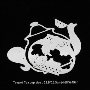 Gorgeous Teapot Metal Cutting Die, 11.9 cm x 16.5 cm/4.68 in x 6.49 - Craft World 