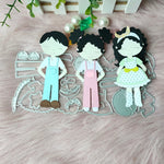 Friends Forever Metal Cutting Die, 10 cm x 20.5 cm/3.93 in x 8.07 in - Craft World 