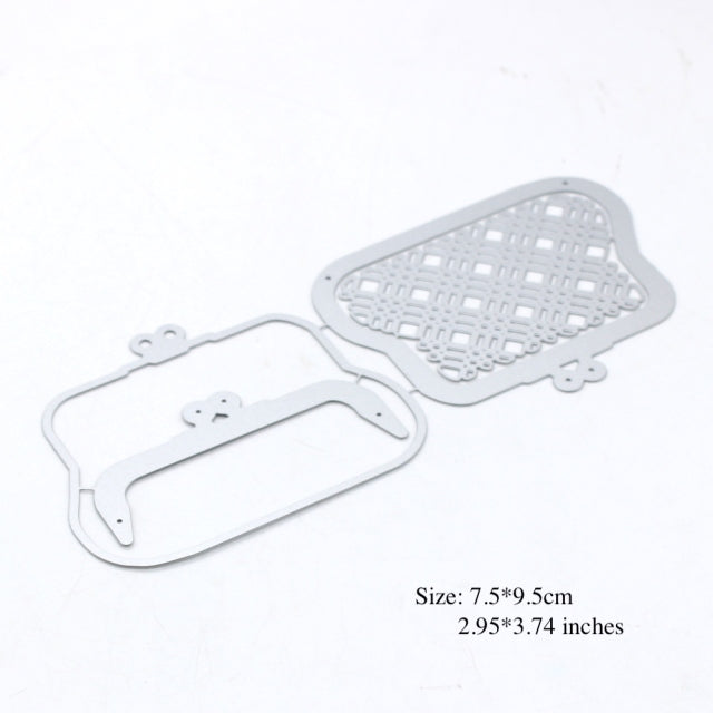 Charming Purse Metal Cutting Die, (two sizes as per photos) - Craft World 