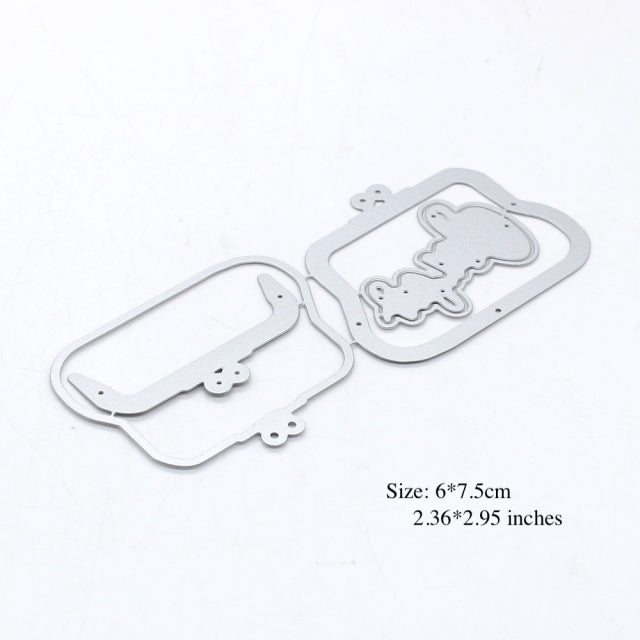 Charming Purse Metal Cutting Die, (two sizes as per photos) - Craft World 