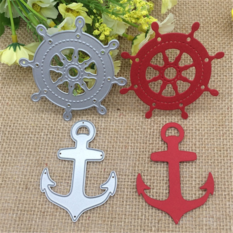 Sailing Series Metal Cutting Dies, 7.2 cm x 7.2 cm - Craft World