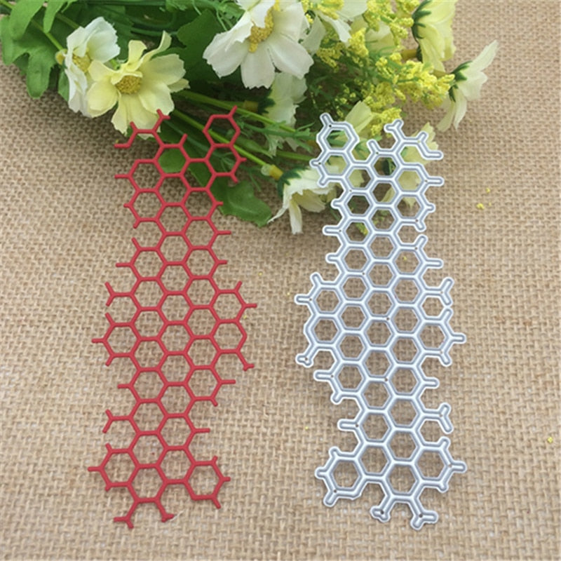 Honeycomb Metal Cutting Die, 12.7 cm x 5.1 cm, 1 Piece - Craft World