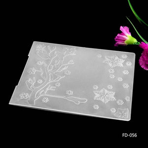 Beautiful Embossing Folders, Various Designs, 10.5 cm x 15.5 cm - Craft World