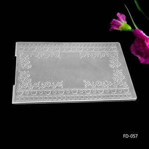 Beautiful Embossing Folders, Various Designs, 10.5 cm x 15.5 cm - Craft World