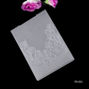 Beautiful Embossing Folders, Various Designs, 10.5 cm x 15.5 cm - Craft World