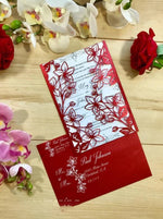 Stunning Flower Border Invitation Metal Cutting Die, 15 cm x 6.8 cm/5.90 in x 2.67 in - Craft World