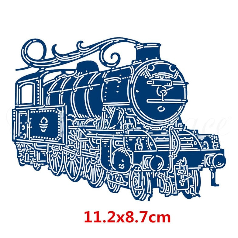 Steam Train Metal Cutting Die, 11.2 cm x 8.7 cm - Craft World